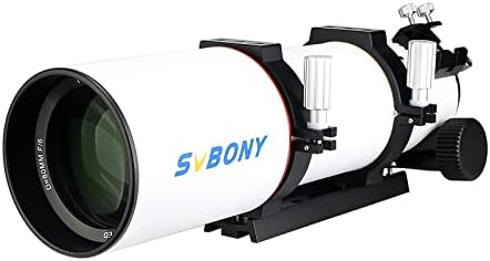 SVBONY SV550 Telescope, 80mm F6 APO Triplet Refractor OTA, 180mm Dovetail Plate, 2.5 inches Micro...